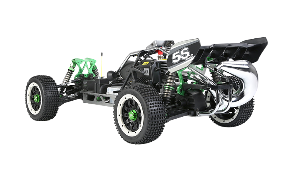 HRC ALPHA 450S — 4WD High Speed PETROL RC CAR (GREEN)
