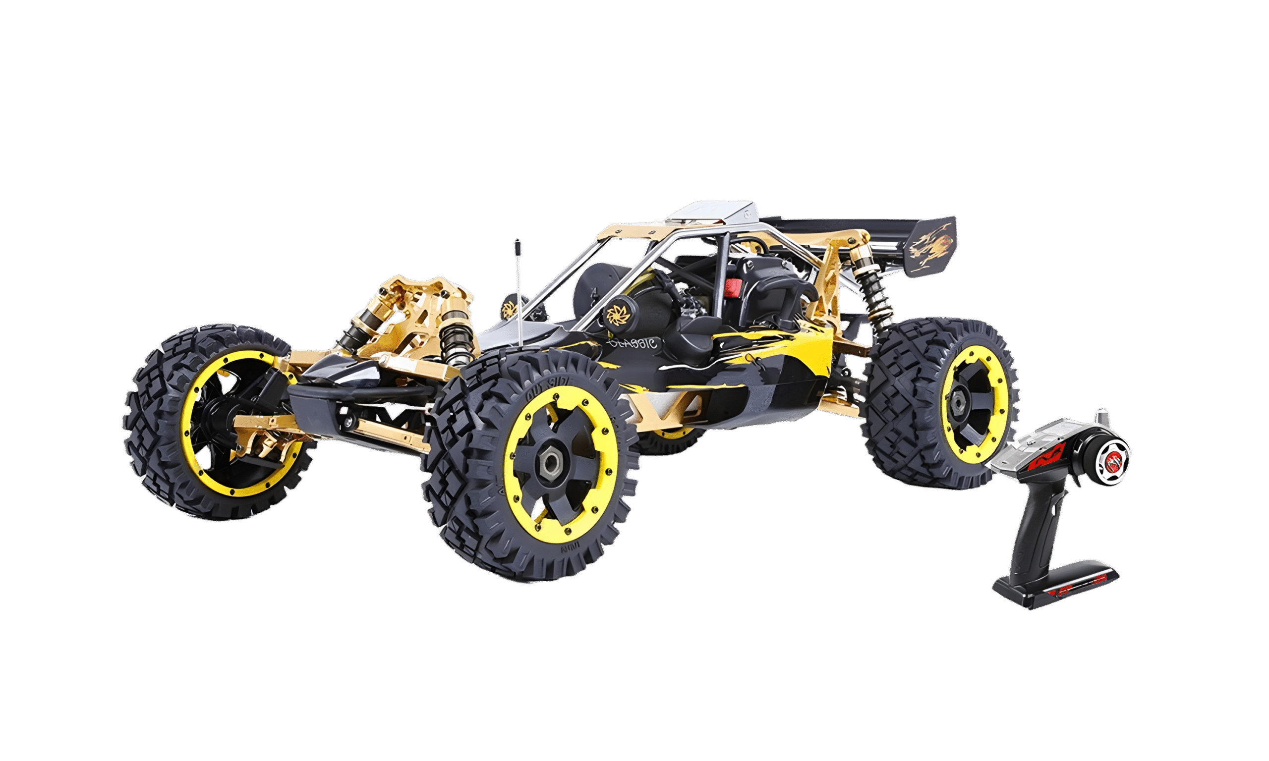 HRC SPEED ROGUE — 2WD 1/5 Scale Petrol RC CAR (YELLOW)